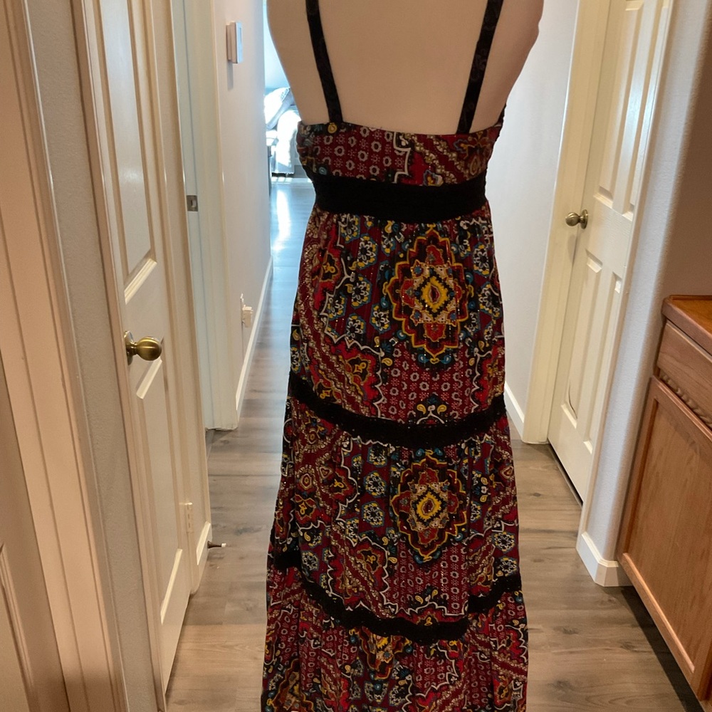 Multi Pattern Dress - image 4